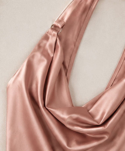 Ärmelloses rückenfreies Cocktailkleid