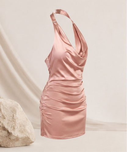 Ärmelloses rückenfreies Cocktailkleid