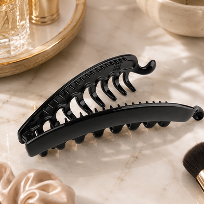 Matte Bananen-Haarspange – Eleganter Haarclip für Damen